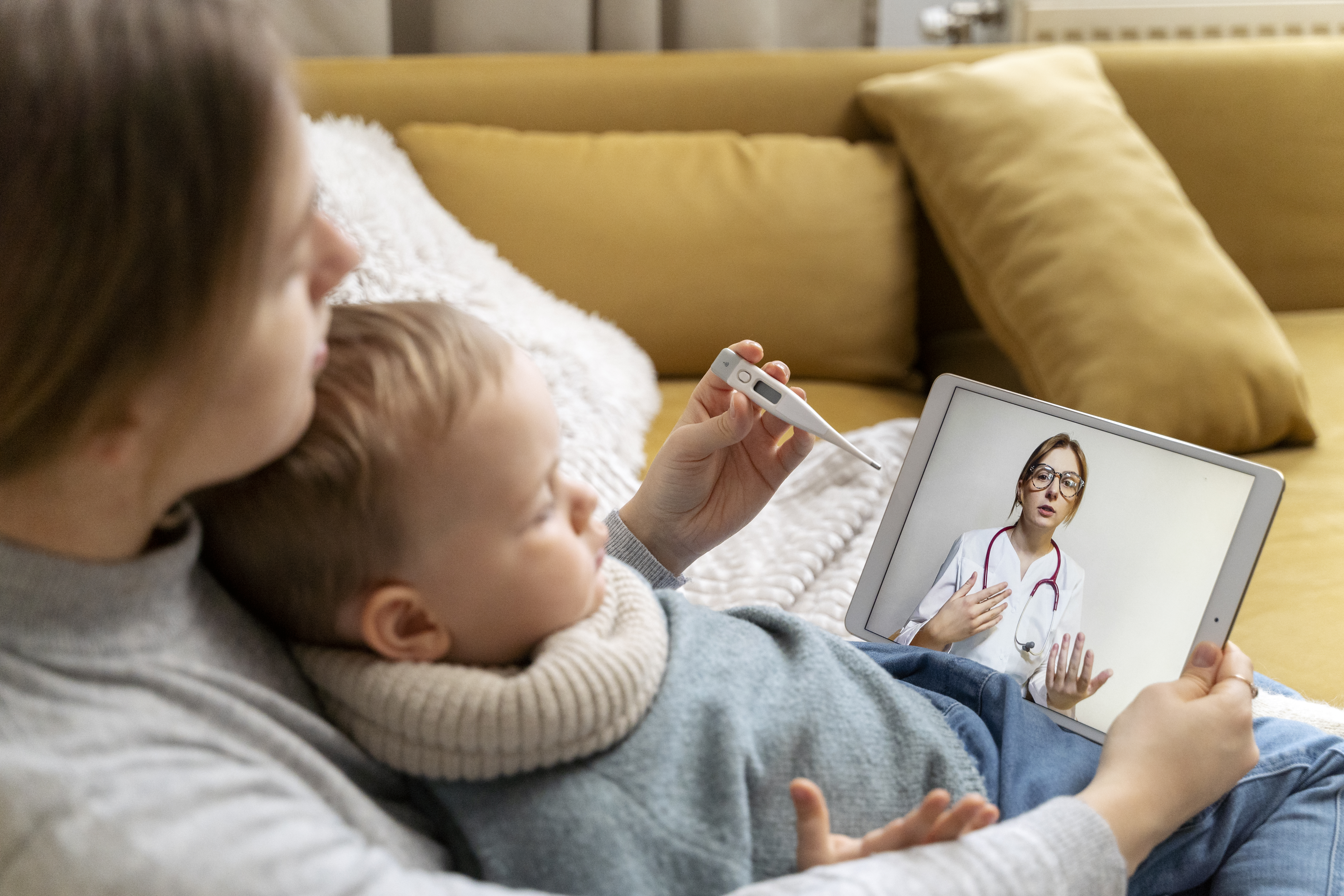 Telehealth pediatric consultation